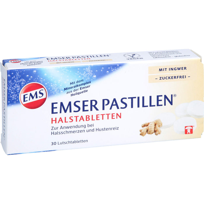 EMSER Pastillen bei Halsschmerzen und Hustenreiz, 30 pc Tablettes