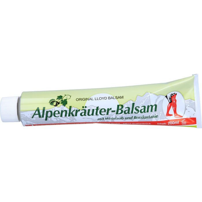 Alpenkräuter Balsam m. Weinlaub+Rosskastanie LLOYD, 200 ml BAL