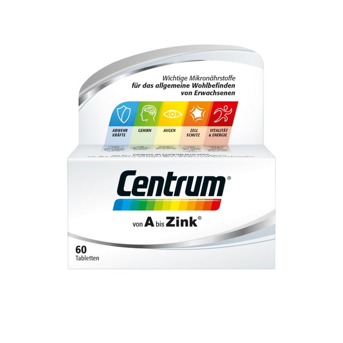 Centrum von A bis Zink Tabletten, 60 pc Tablettes