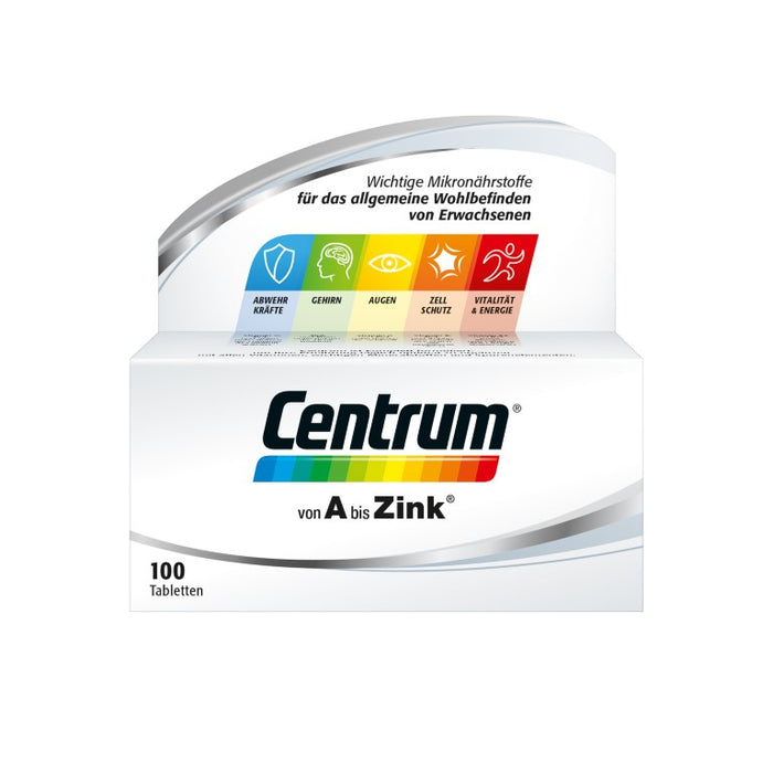 Centrum von A bis Zink Tabletten, 100 St. Tabletten