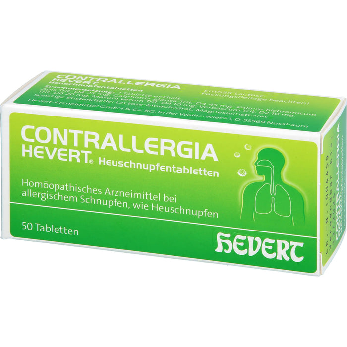 Contrallergia Hevert Heuschnupfentabletten, 50 pc Tablettes