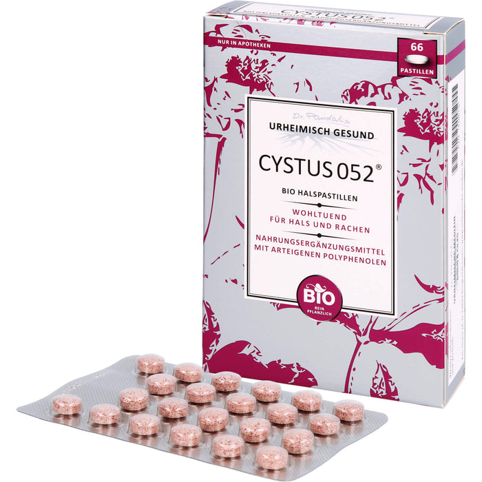 Dr. Pandalis CYSTUS 052 Bio Halspastillen, 66 pc Tablettes