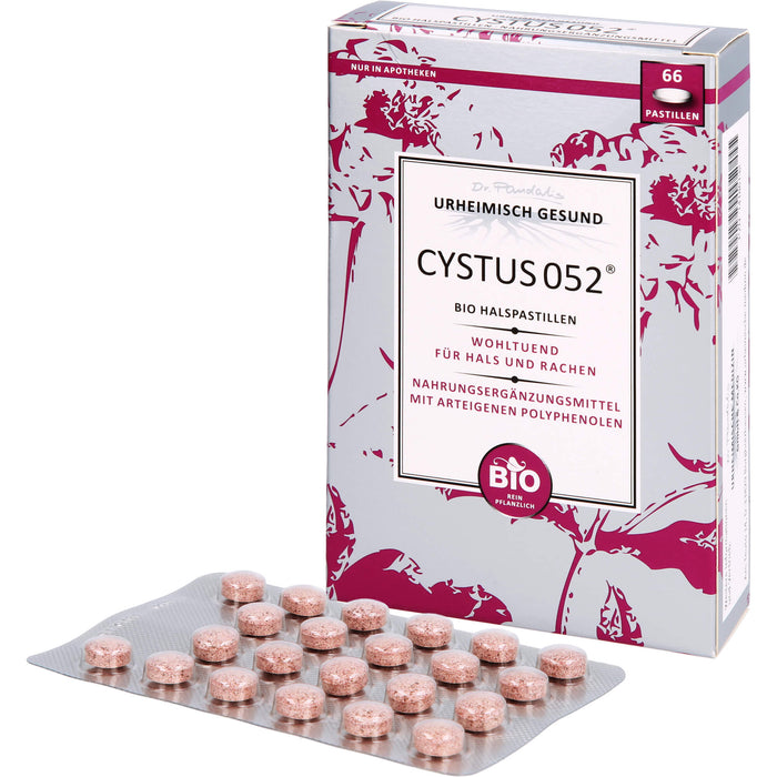 Dr. Pandalis CYSTUS 052 Bio Halspastillen, 66 pcs. Tablets