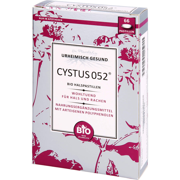 Dr. Pandalis CYSTUS 052 Bio Halspastillen, 66 pcs. Tablets