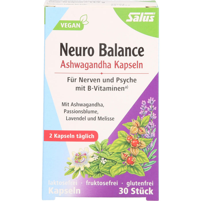 Salus Neuro Balance Ashwagandha Kapseln, 30 pcs. Capsules