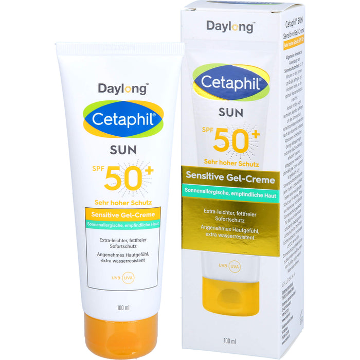 Cetaphil Sun Daylong Sensitive Gel-Creme SPF 50+, 100 ml Gel