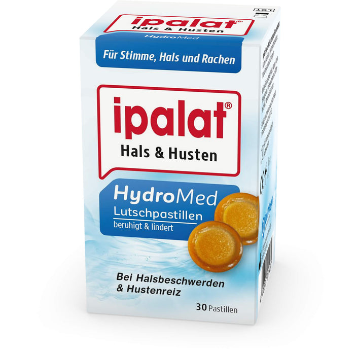 ipalat HydroMed Halspastillen, 30 St. Pastillen