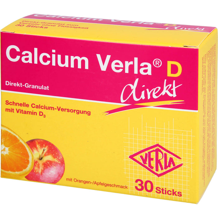 Calcium Verla D direkt Granulat, 30 pcs. Sachets