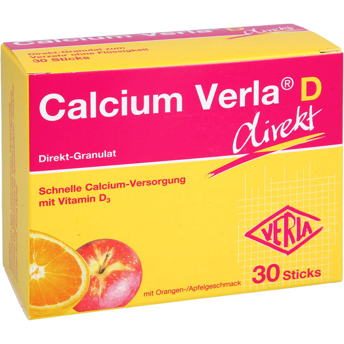 Calcium Verla D direkt Granulat, 30 pc Sachets
