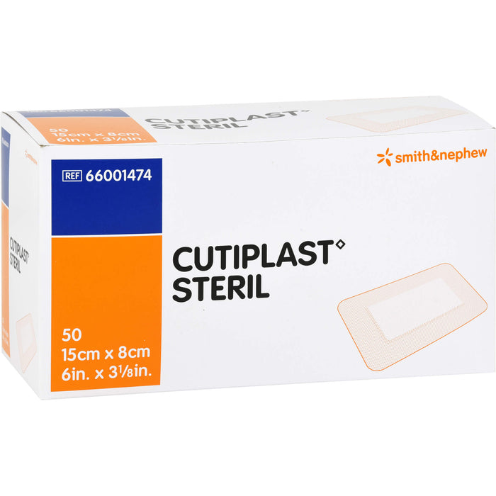 Cutiplast steril Wundverband 8x15 cm, 50 St VER