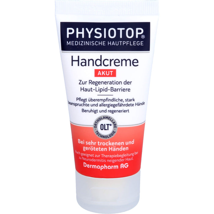 PHYSIOTOP akut Handcreme, 50 ml Cream