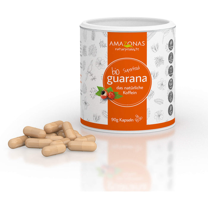 Guarana Bio Vegikaps 100 % pur a 60mg, 90 g KAP