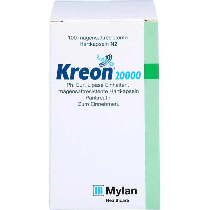 Kreon 20 000 Lipase Hartkapseln bei einer exokrinen Pankreasinsuffiziens, 100 St. Kapseln