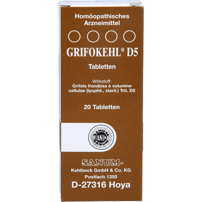 Grifokehl D5 Tabletten, 20 St TAB