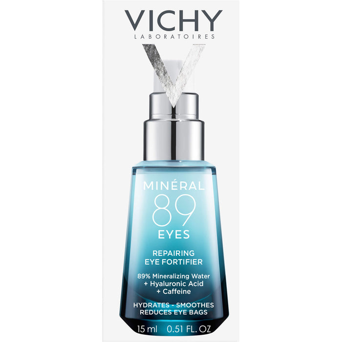 VICHY Minéral 89 Augen Hyaluron-Boost Pflege-Elixier, 15 ml Solution