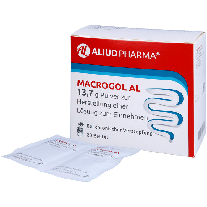 Macrogol AL 13,7 g Pulver zur Herstellung einer Lösung zum Einnehmen, 20 St PLE