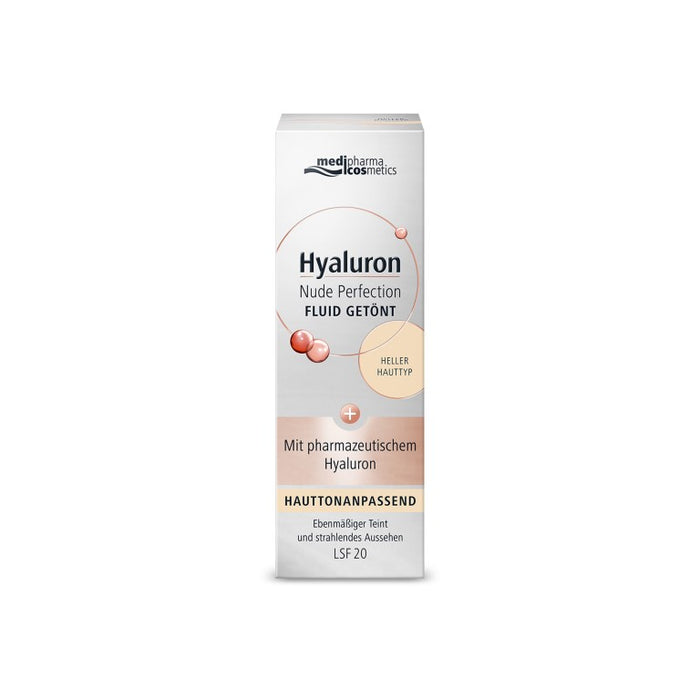 medipharma cosmetics Hyaluron Nude Perfection Fluid LSF 20 heller Hauttyp, 50 ml Crème