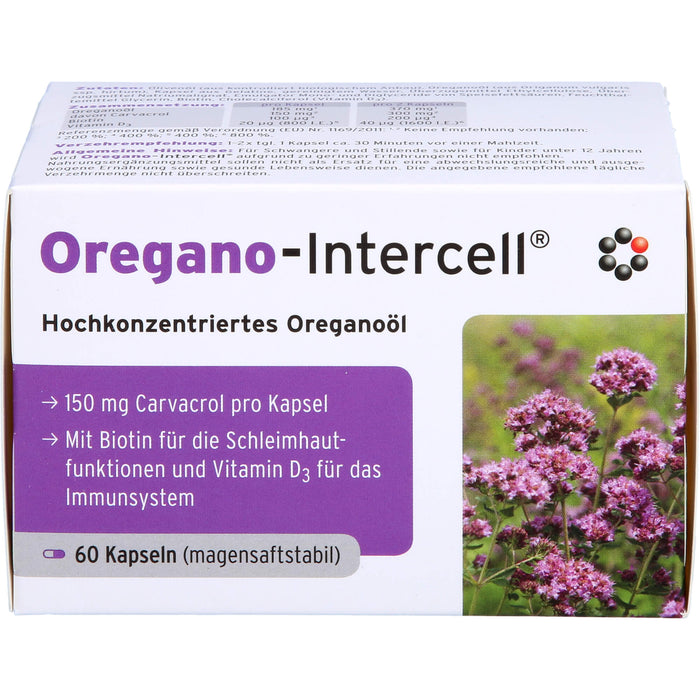 Oregano-Intercell Kapseln, 60 pc Capsules