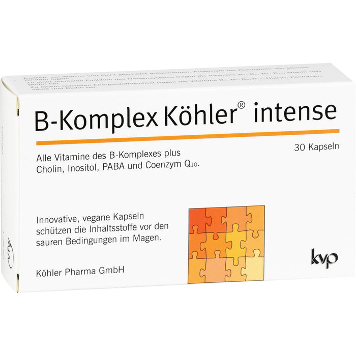 B-Komplex Köhler intense Kapseln, 30 pcs. Capsules