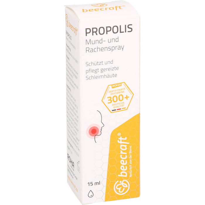 beecraft Propolis Mund- und Rachenspray, 15 ml Solution