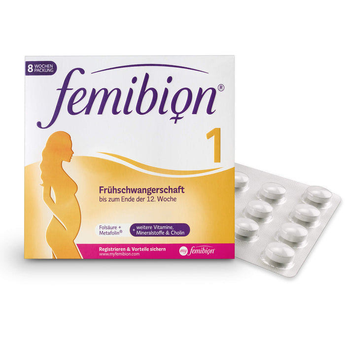 Femibion 1 Frühschwangerschaft Tabletten, 56 pc Tablettes