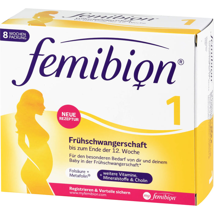 Femibion 1 Frühschwangerschaft Tabletten, 56 pc Tablettes