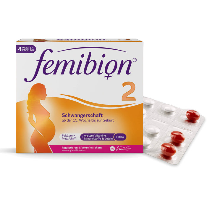 Femibion 2 Schwangerschaft Tabletten und Kapseln, 56 pc Tablettes