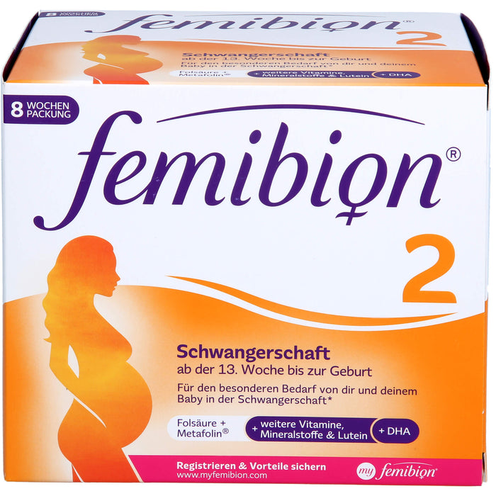 Femibion 2 Schwangerschaft Tabletten und Kapseln, 112 pc Tablettes