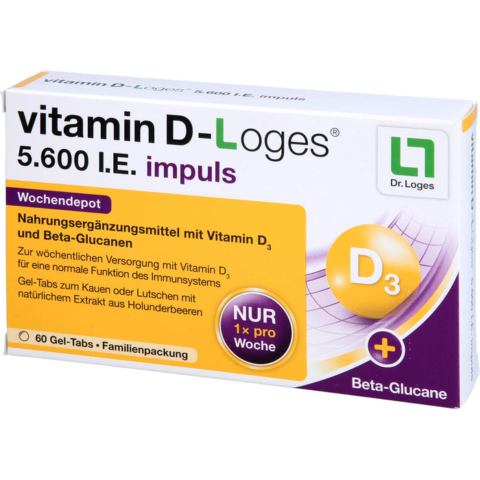 Vitamin D Loges 5600ie Imp, 60 St KTA