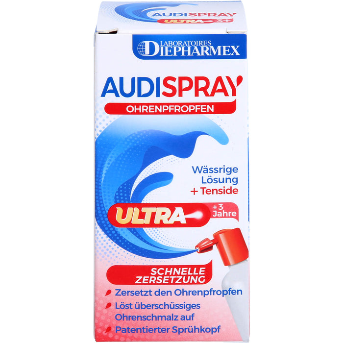 AUDISPRAY ULTRA, Ohrenpfropfen, 20 ml Lösung