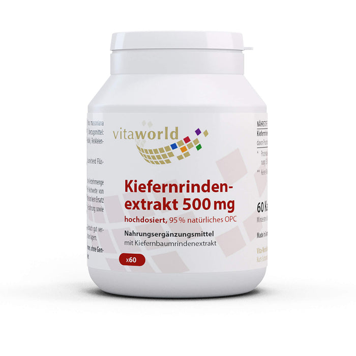 Kiefernrindenextrakt 500 mg 95 % OPC, 60 St KAP