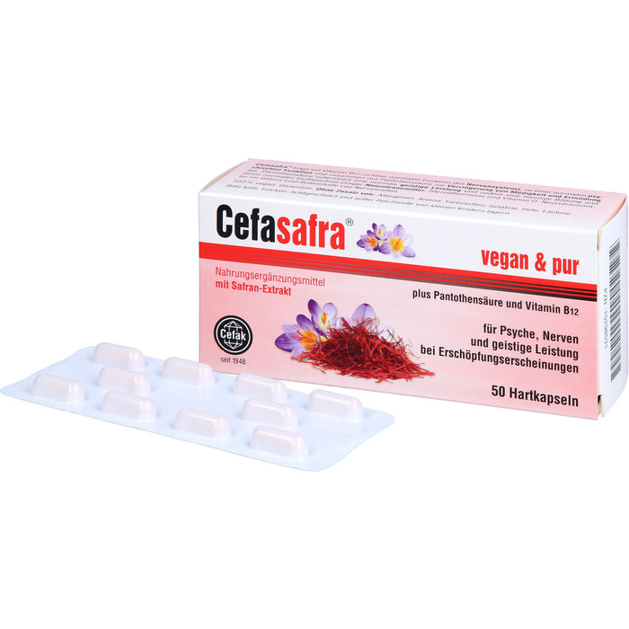 Cefasafra Kapseln für Psyche, Nerven und geistige Leistung, 50 pc Capsules