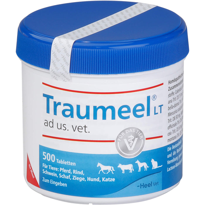 Traumeel LT ad us. vet. Tabletten für Tier, Pferd, Rind, Schwein, Schaf, Ziege, Hund, Katze, 500 pc Tablettes