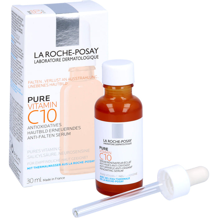 LA ROCHE-POSAY Pure Vitamin C10 Anti-Falten Serum, 30 ml Solution