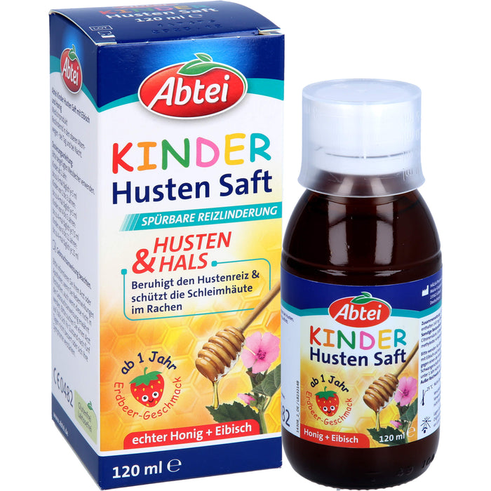 ABTEI Kinder Husten Saft Eibisch und Honig, 120 ml SIR