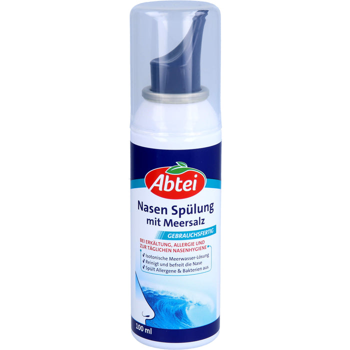 Abtei Nasen Spülung mit Meersalz, 100 ml Lösung