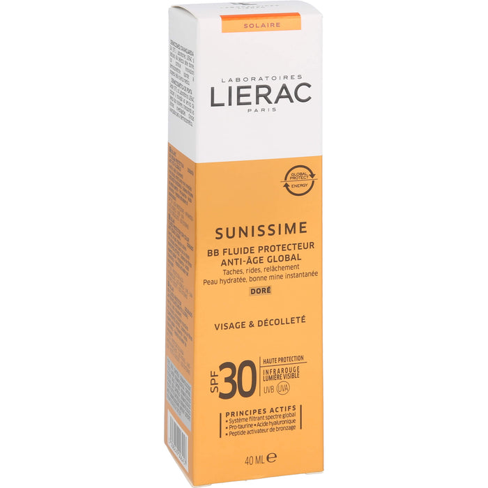 LIERAC SUNISSIME BB Schutzfluid DORE LSF30, 40 ml CRE