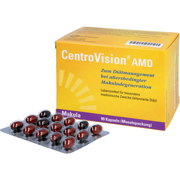 CentroVision AMD Kapseln bei altersbedingter Makuladegeneration, 90 pcs. Capsules