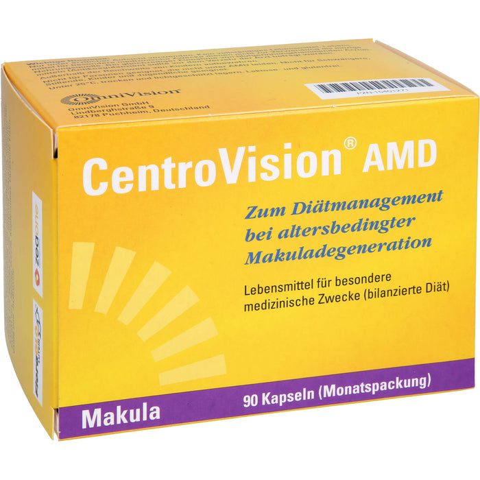 CentroVision AMD Kapseln bei altersbedingter Makuladegeneration, 90 pcs. Capsules