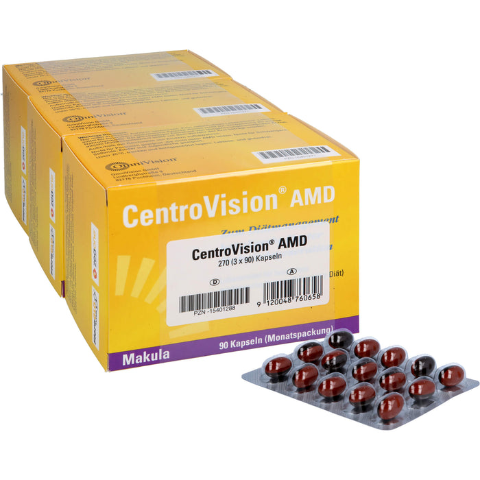 CentroVision AMD Kapseln bei altersbedingter Makuladegeneration, 270 St. Kapseln