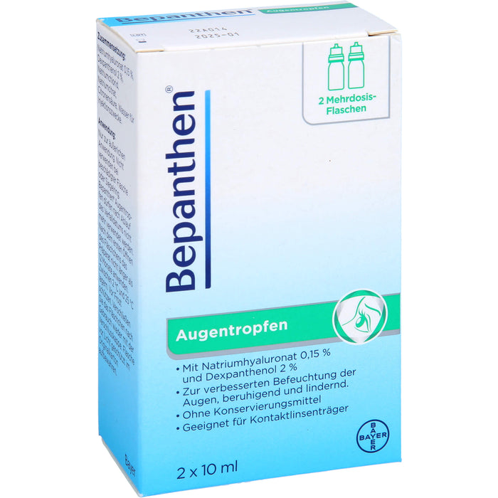 Bepanthen Augentropfen, 20 ml Solution