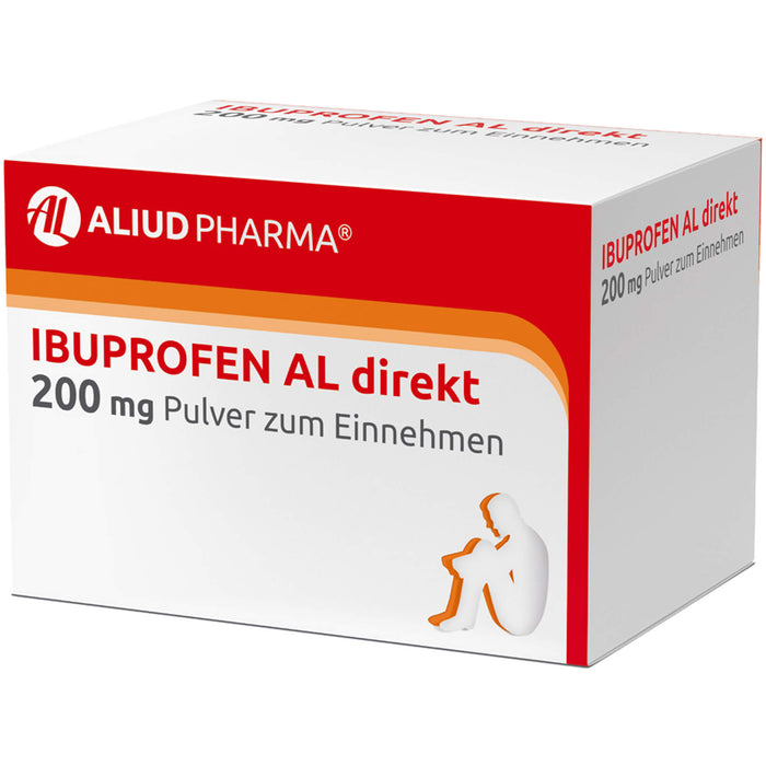 AL Ibuprofen direkt 200 mg Pulver bei Schmerzen und Fieber, 20 St. Pulver