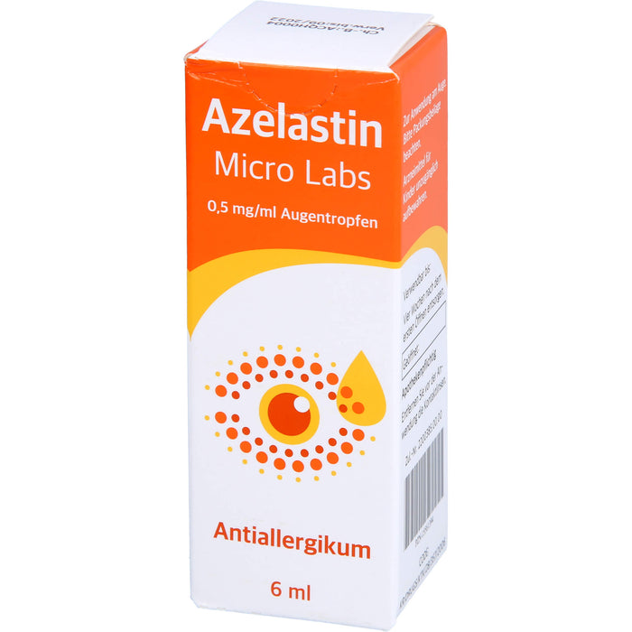 Azelastin Micro Labs Augentropfen Antiallergikum, 6 ml Solution