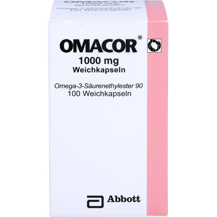 Omacor 1000 mg Originalis Weichkapseln, 100 St WKA