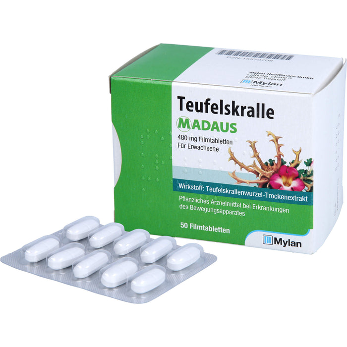 Teufelskralle MADAUS Filmtabletten, 50 pcs. Tablets