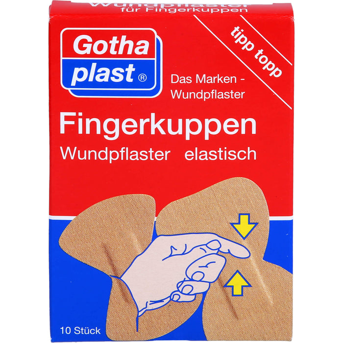 Gothaplast Fingerkuppenwundpflaster elastisch 2Gr., 10 pcs. Patch