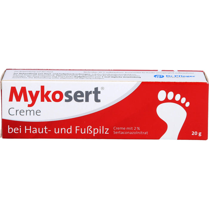 Mykosert Creme zur Behandlung von Haut- und Fußpilzerkrankungen, 20 g Cream