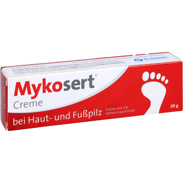 Mykosert Creme zur Behandlung von Haut- und Fußpilzerkrankungen, 20 g Crème