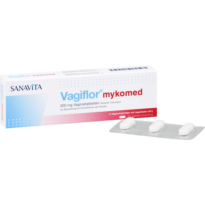 Vagiflor mykomed 200 mg Vaginaltabletten, 3 St VTA