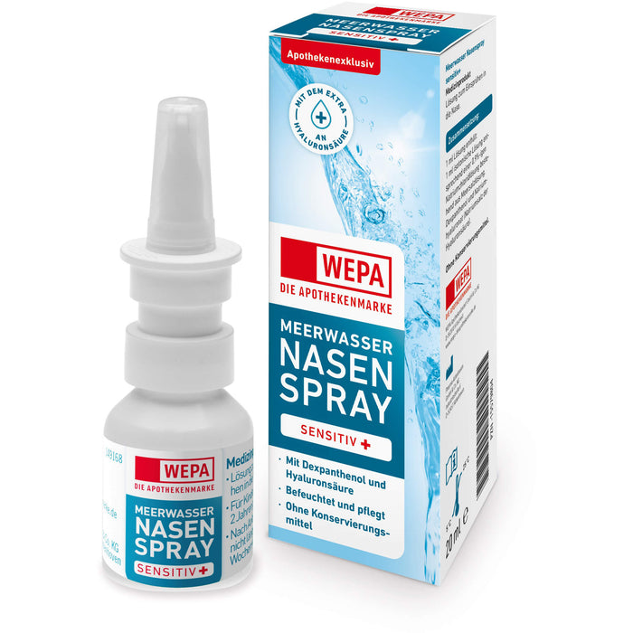 WEPA Meerwasser Nasenspray sensitiv+, 20 ml Lösung